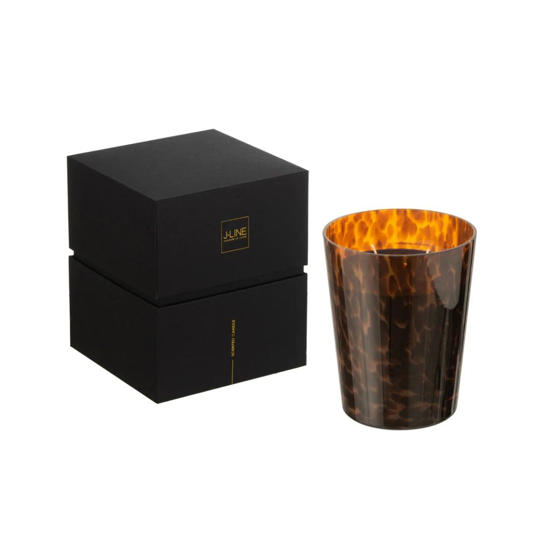 Geurende Kaars Noa Bruin Medium68u