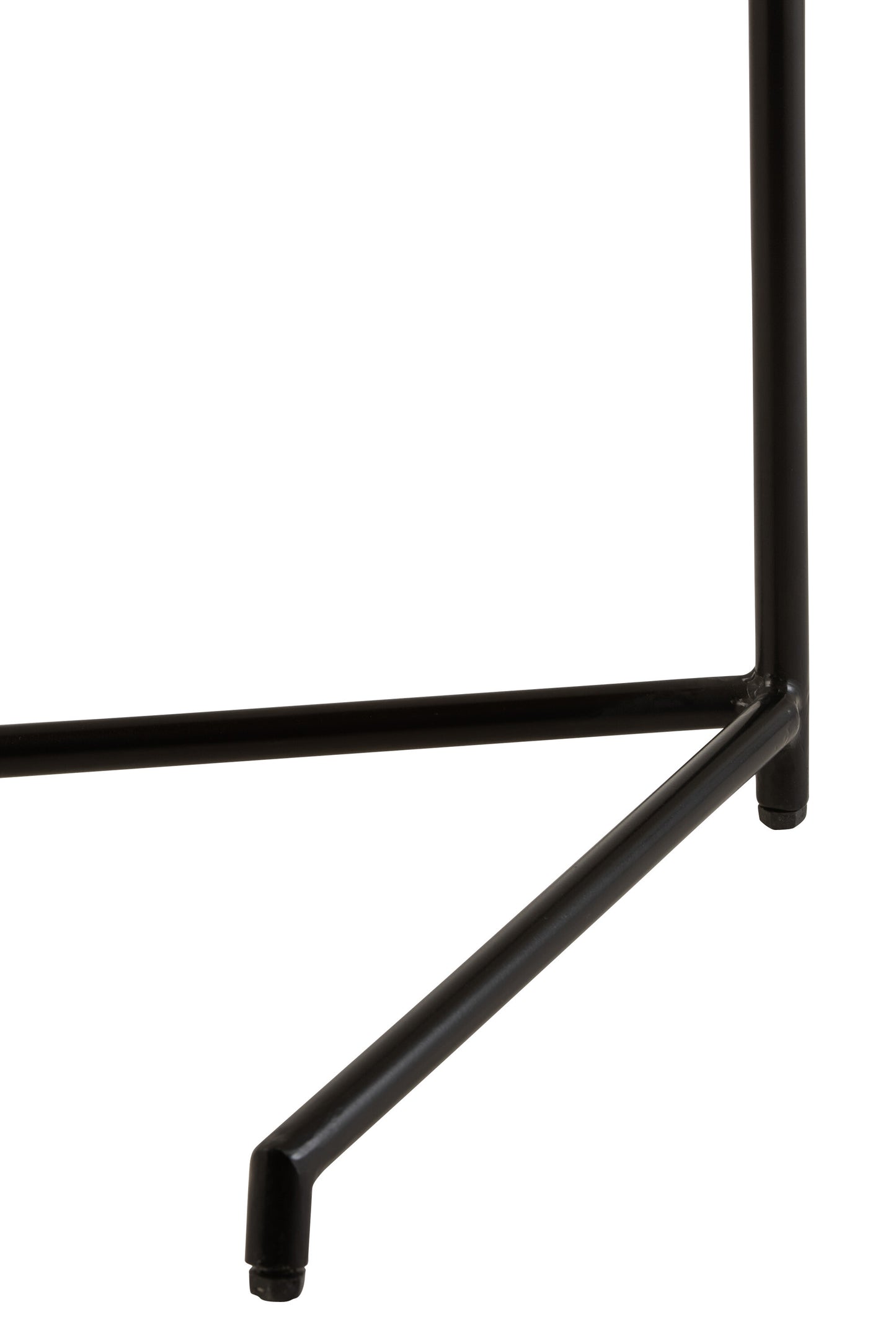 Sidetable Bistro Ronde Mango Hout/IJzer Natuurlijk/Zwart