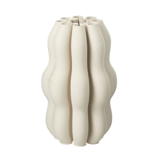 Vaas Naos Keramiek Beige Groot