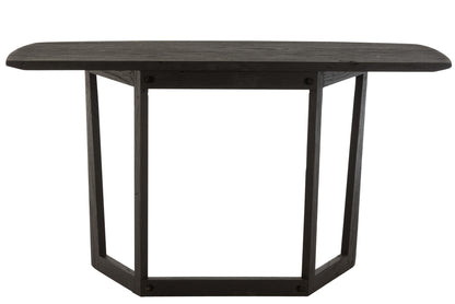 Consoletafel Maty Exotisch Hout Zwart