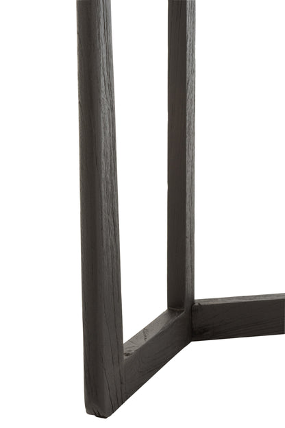 Consoletafel Maty Exotisch Hout Zwart