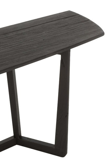 Consoletafel Maty Exotisch Hout Zwart