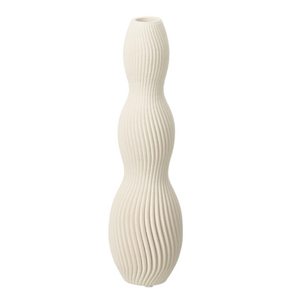 Vaas Kudos Keramiek Beige Groot