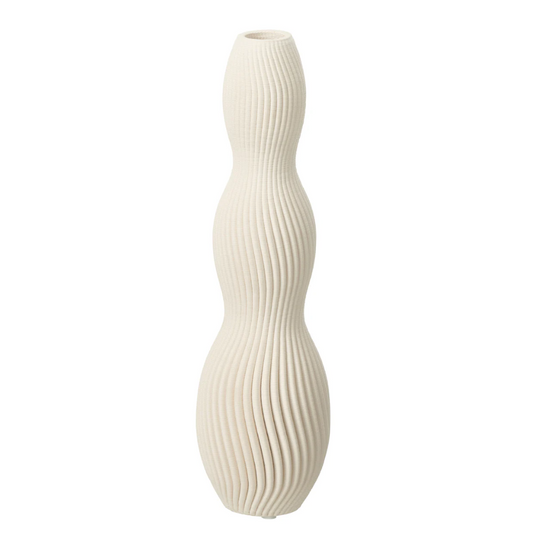 Vaas Kudos Keramiek Beige Groot