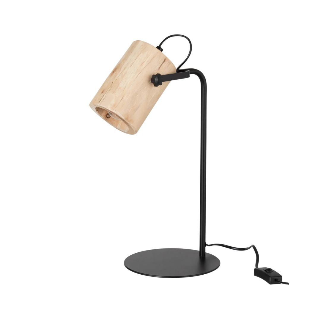 Bureaulamp Silas Berangan Hout Natuurlijk