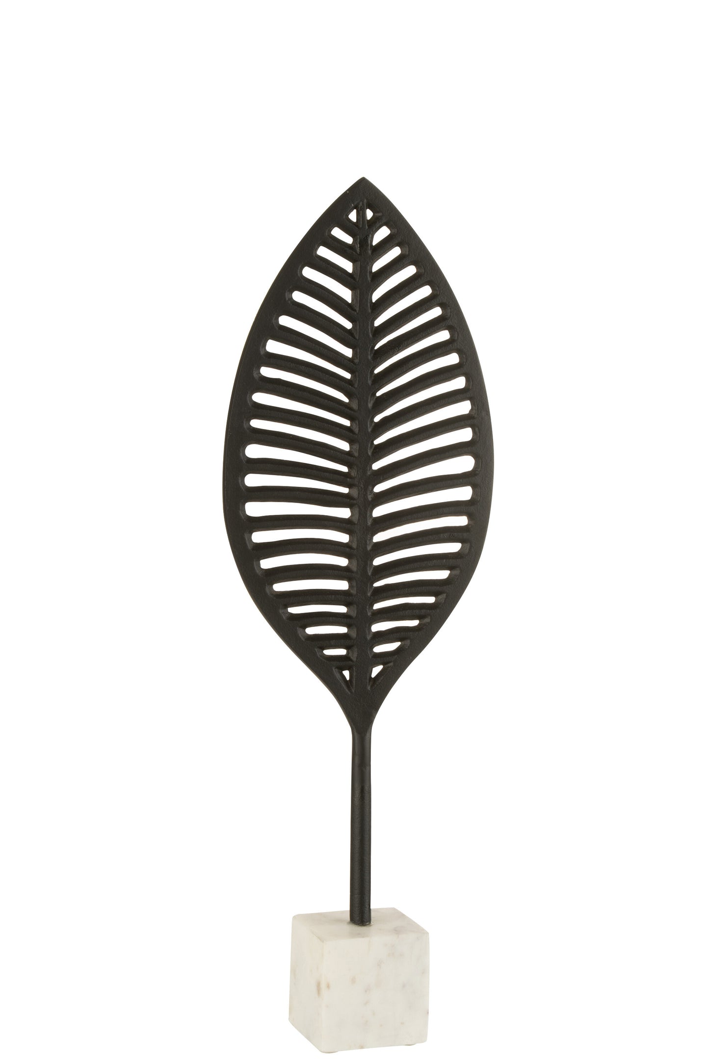 Figuurblad Fijne Decoratieve Aluminium/Marmer Zwart/Wit Klein