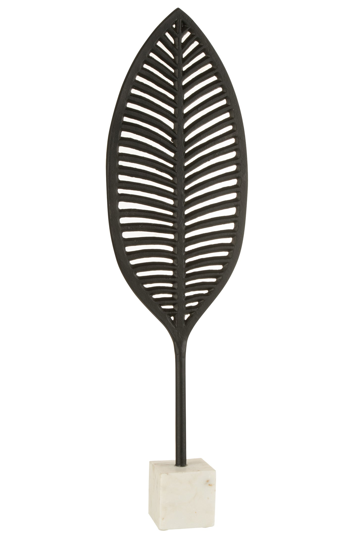 Figuurblad Fijne Decoratieve Aluminium/Marmer Zwart/Wit Groot