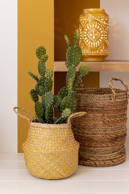 Set van 3 manden Lucie Raffia Natuurlijk