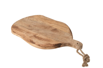 Snijplank Ovaal Biologisch Hout Klein