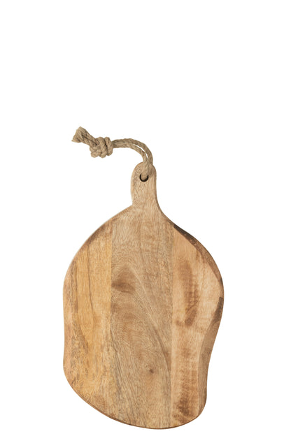 Snijplank Ovaal Biologisch Hout Klein