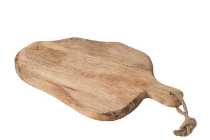 Snijplank Ovaal Biologisch Hout Groot
