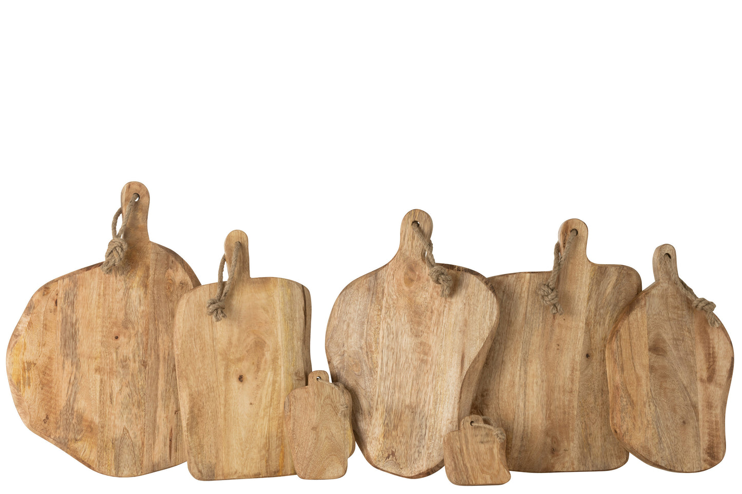 Snijplank rond biologisch hout