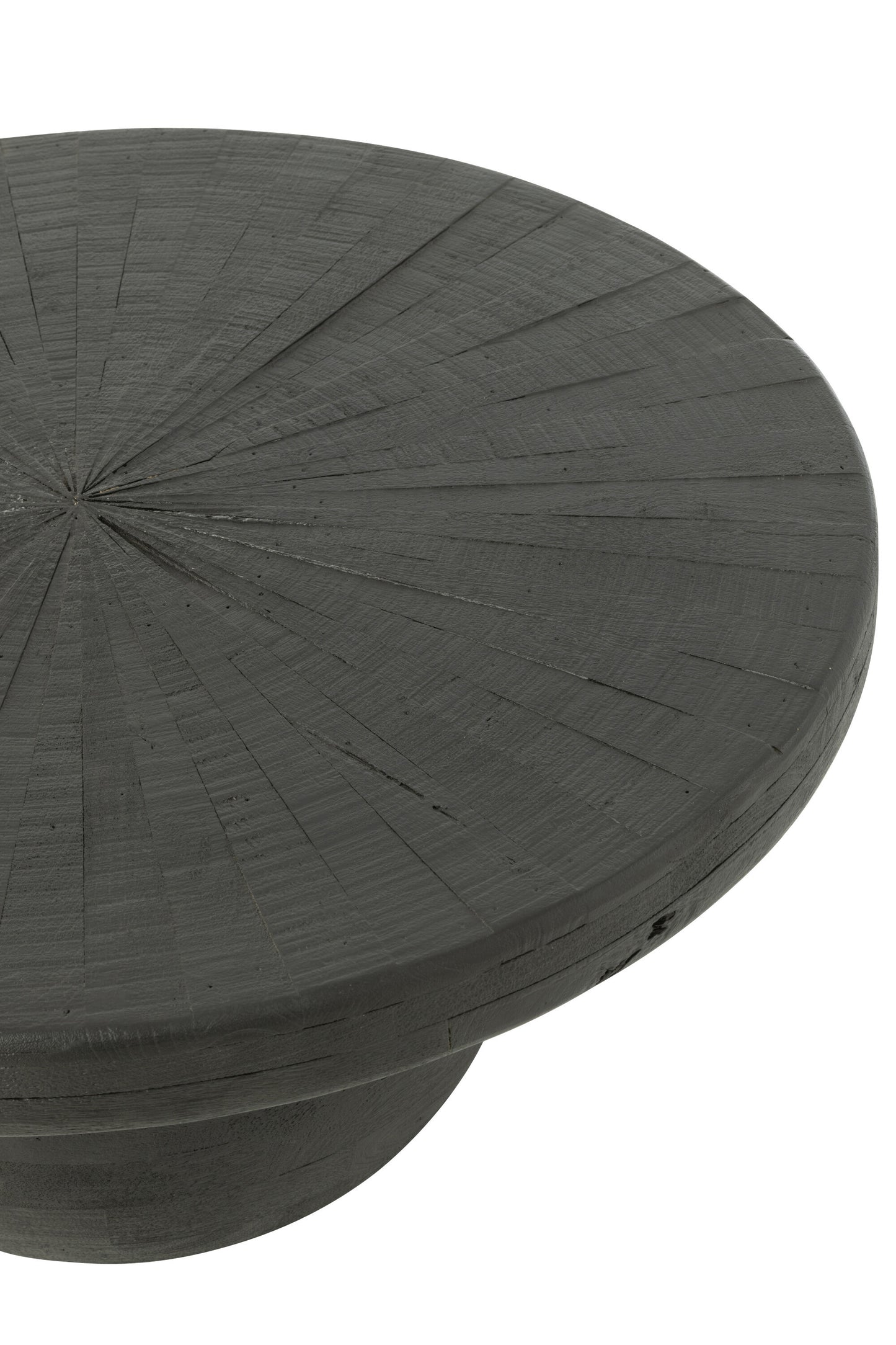 Bijzettafel bol Shani Hout Zwart
