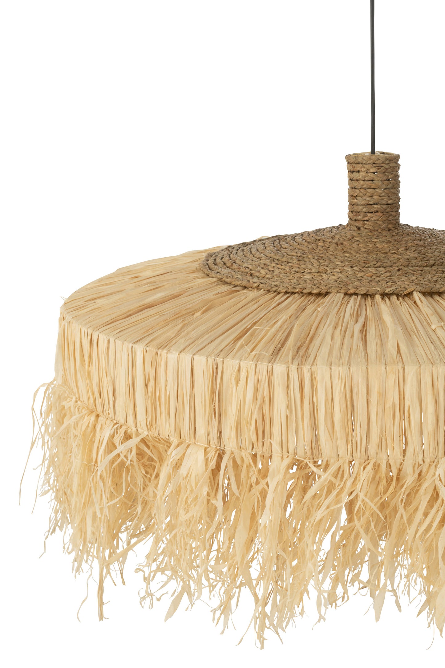 Hanglamp Rond Raffia Naturel