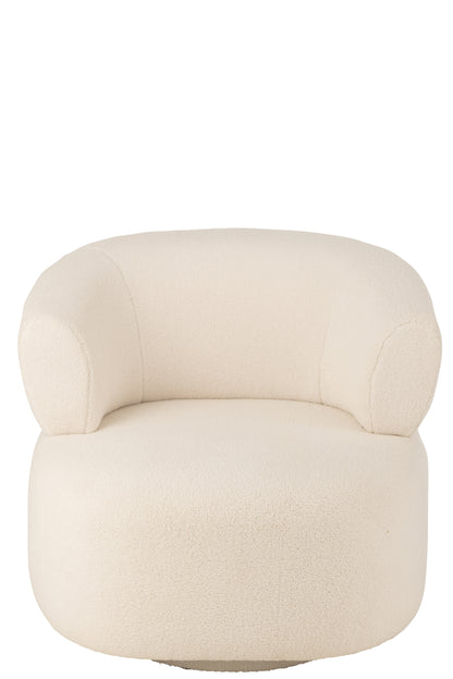 Lounge Stoel Universe Schuim/Stof Wit