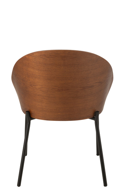 Stoel Alone Triplex/Metaal Bruin/Beige