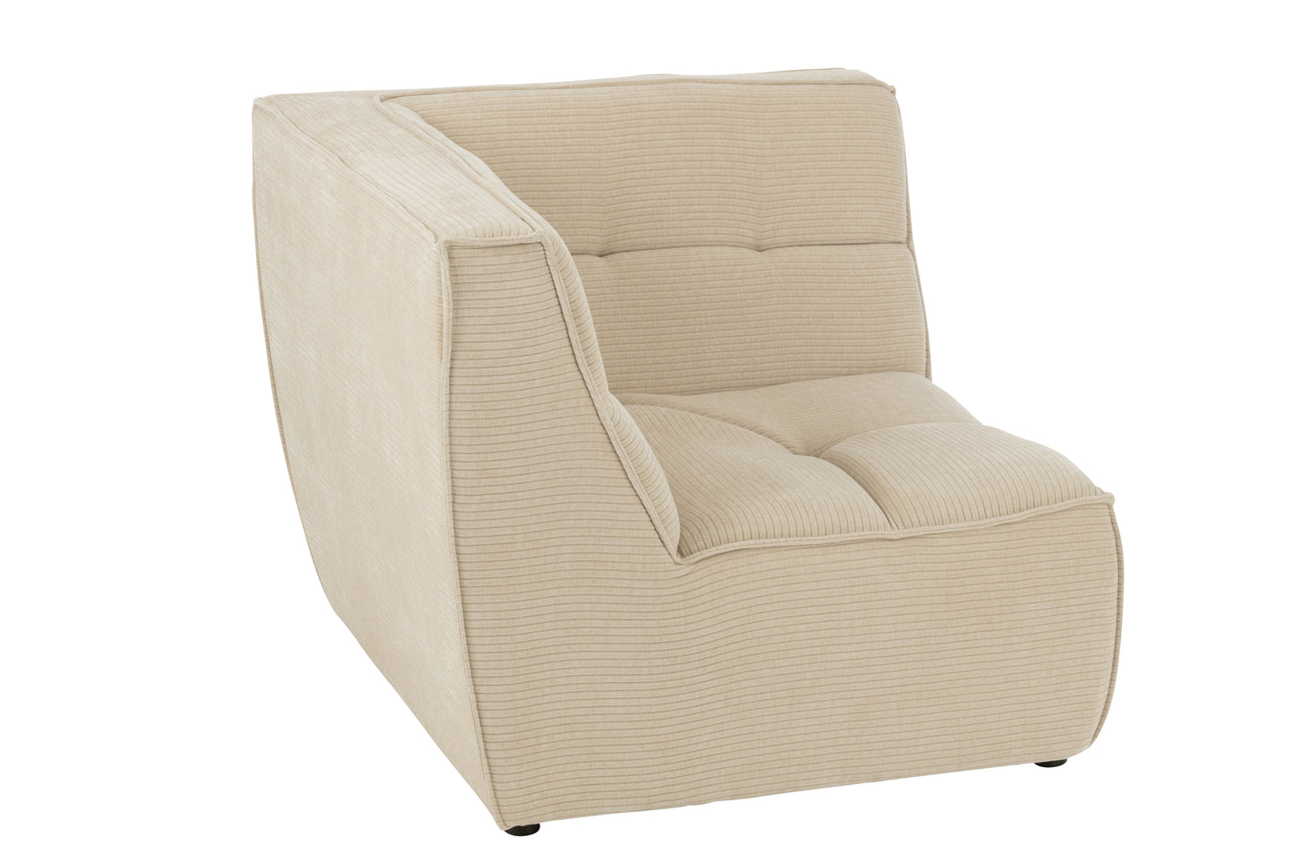 Zetel populierenhout/schuim beige