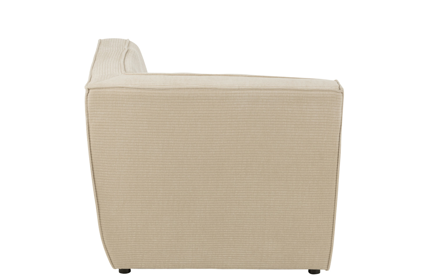 Zetel populierenhout/schuim beige