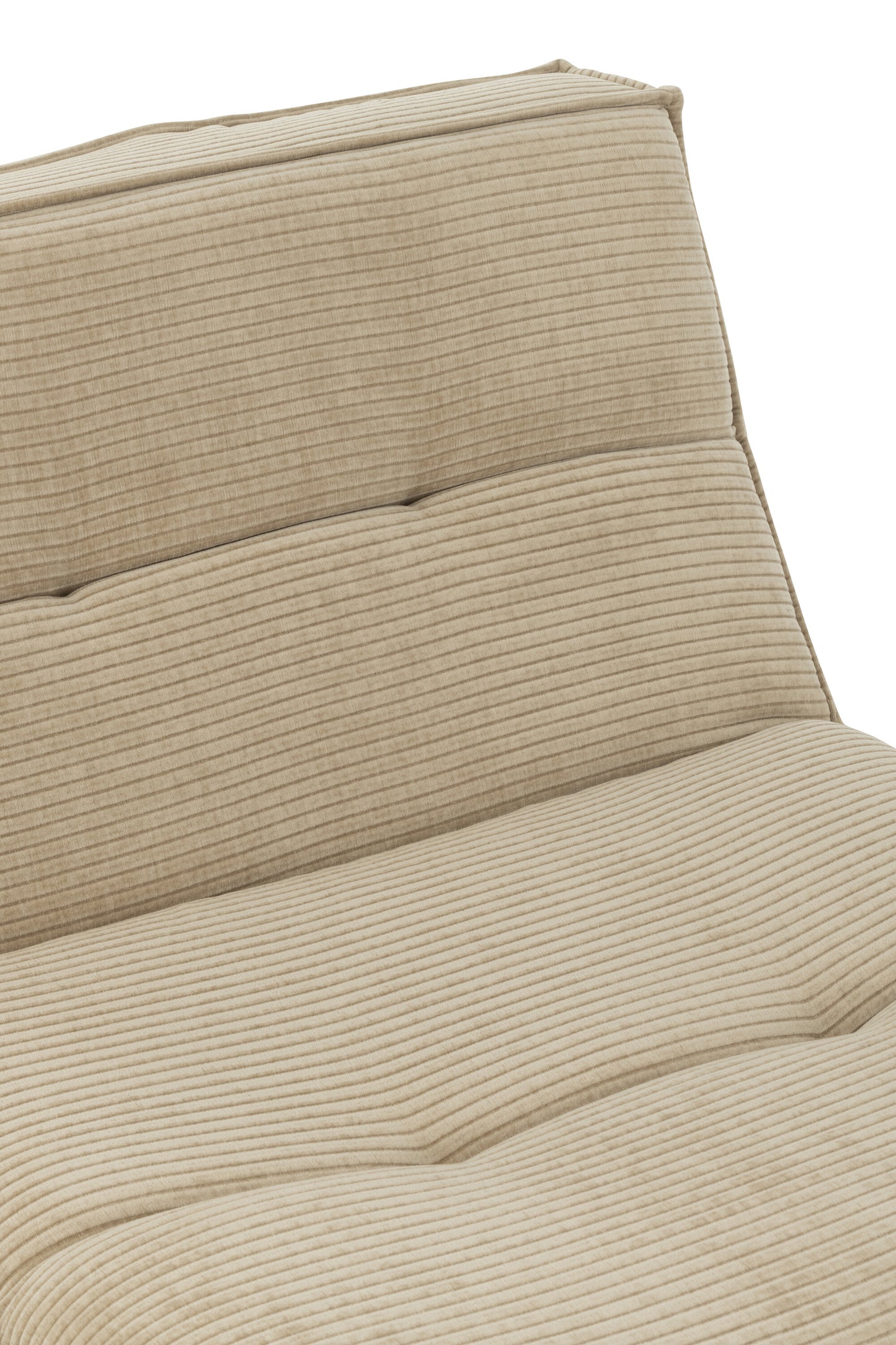 Zetel populierenhout/schuim donker beige