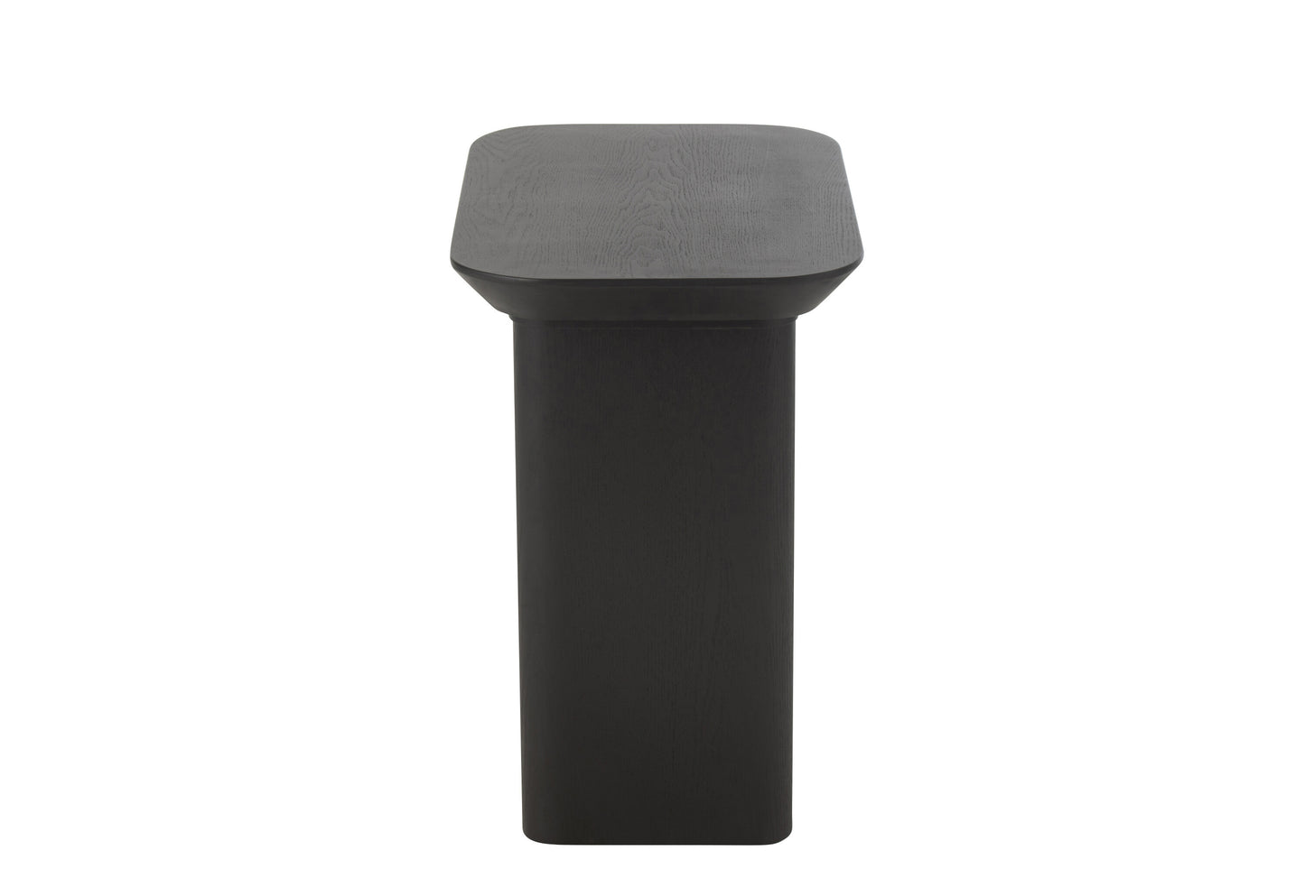 Bijzettafel Dun Fineer/Sparrenhout Zwart
