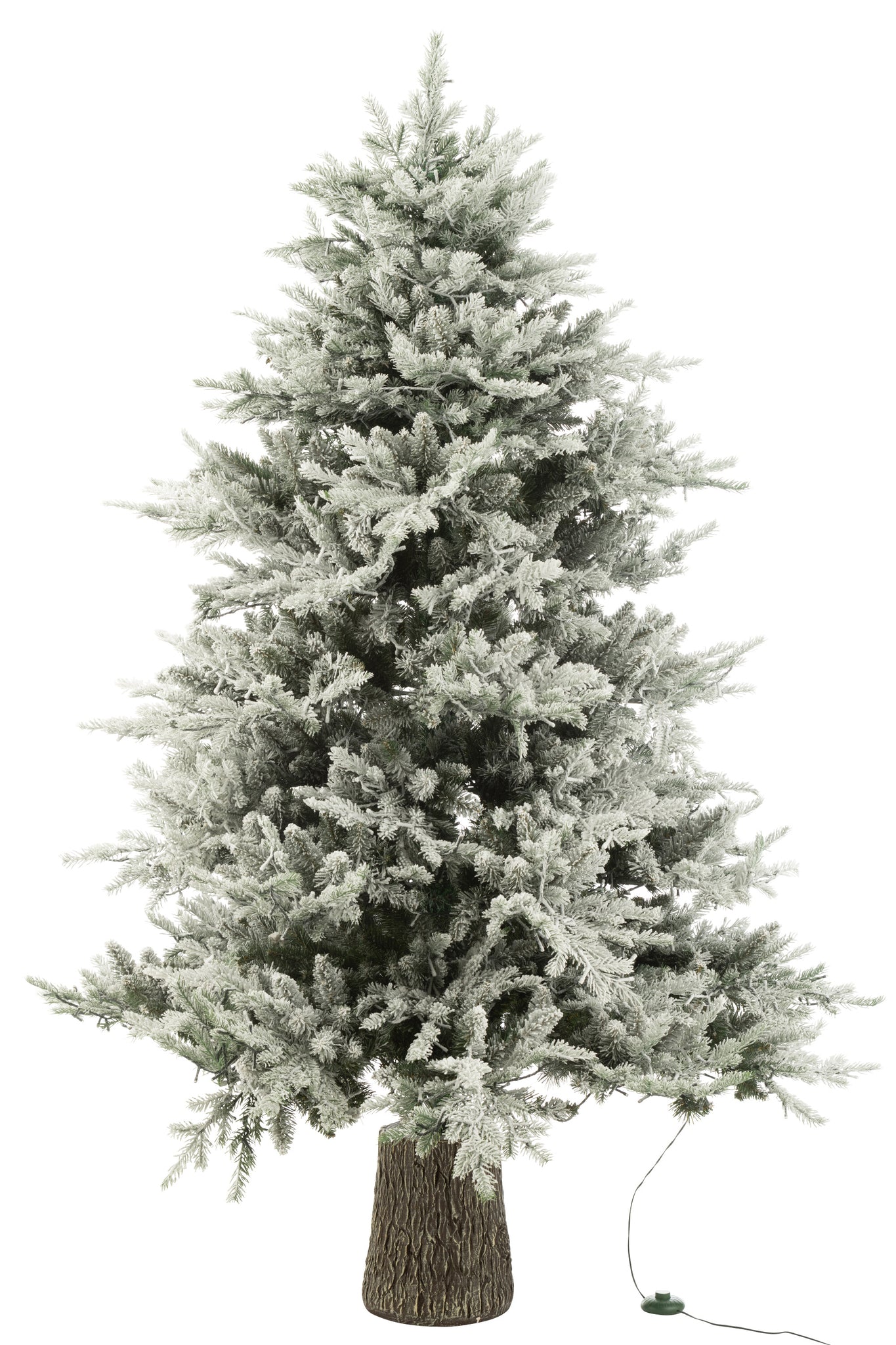 Kerstboom + Sneeuw 3000 Ledlampjes warm Wit 210 cm H