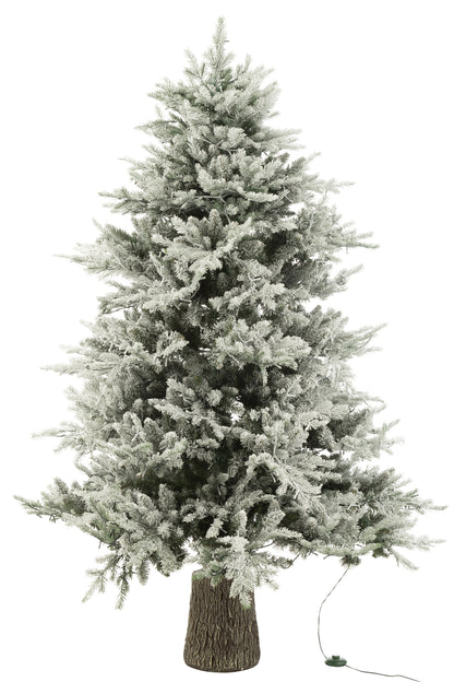 Kerstboom + Sneeuw 3000 Ledlampjes warm Wit 210 cm H