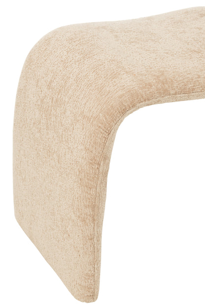 Kruk N Vorm Textiel Beige