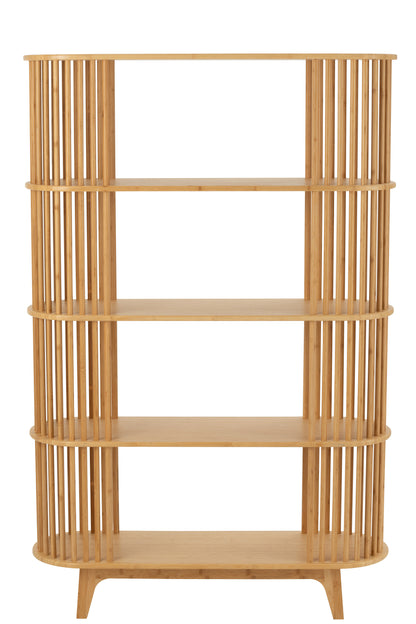 Kast van natuurlijk bamboe.
