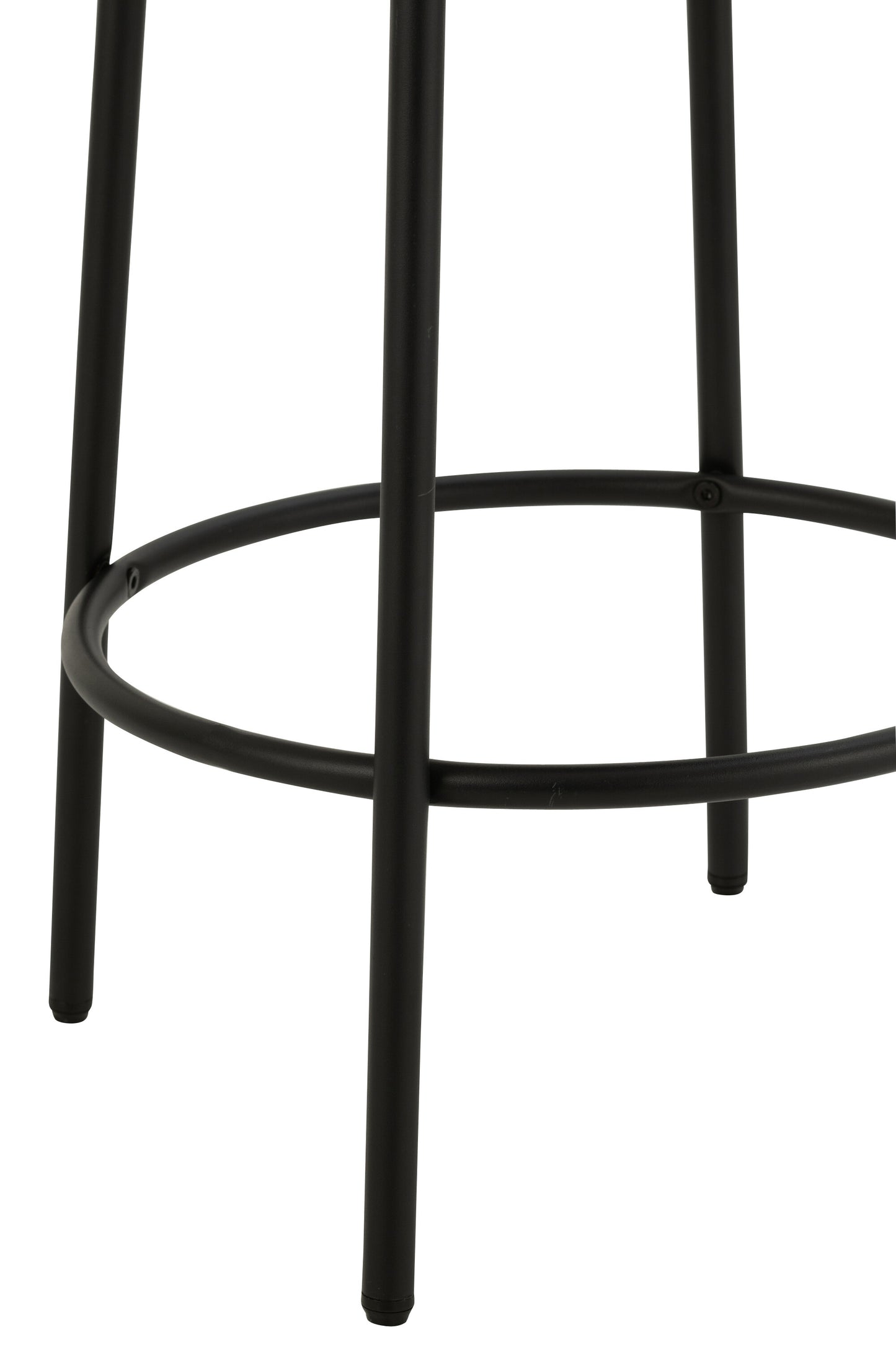 Barkruk Boucle Triplex/Polyester Wit/Zwart