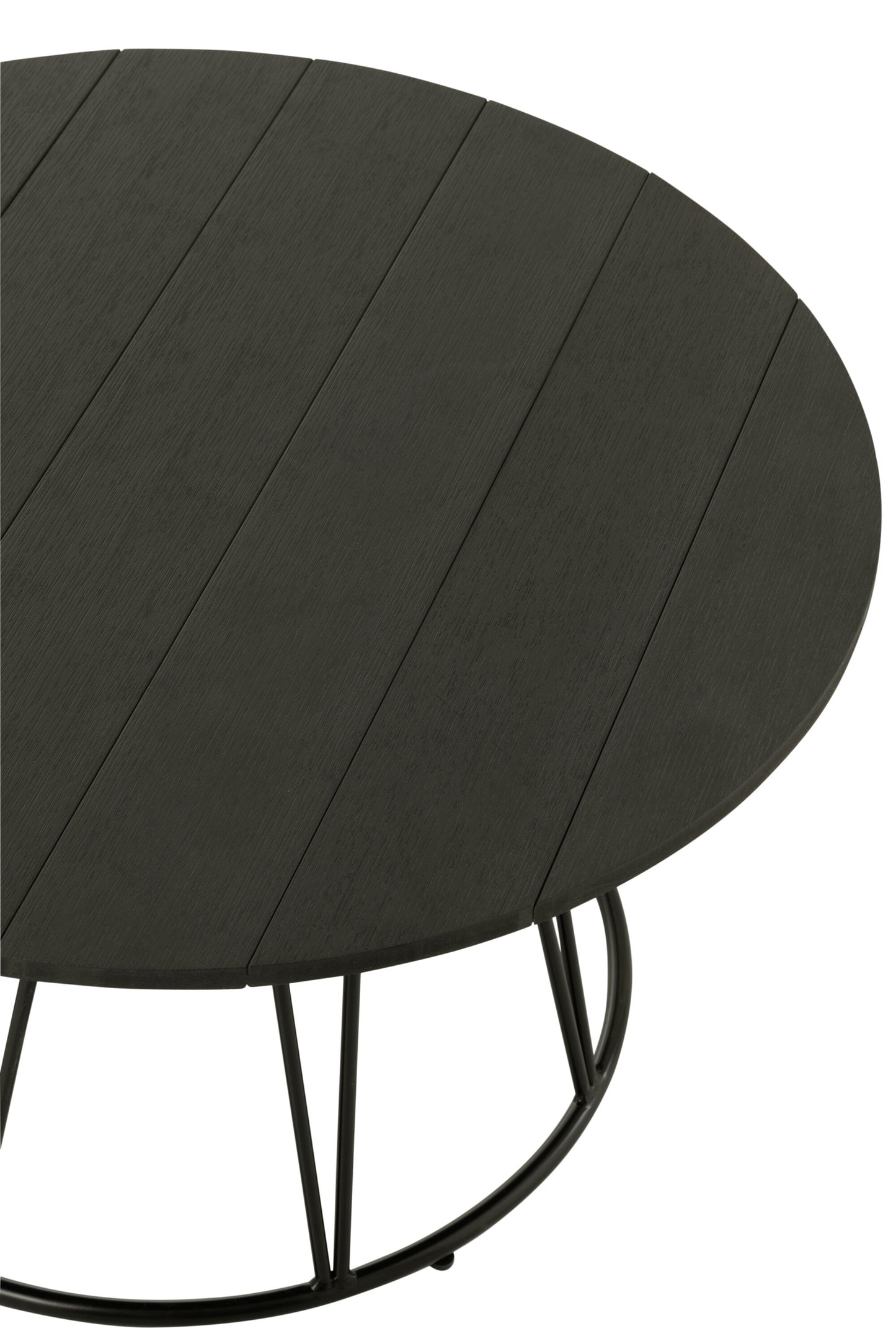 Tafel Zoa Staal/Polyethyleen Zwart