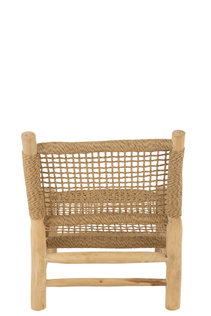 Bank Vita Teak/Kunststof Natuurlijk