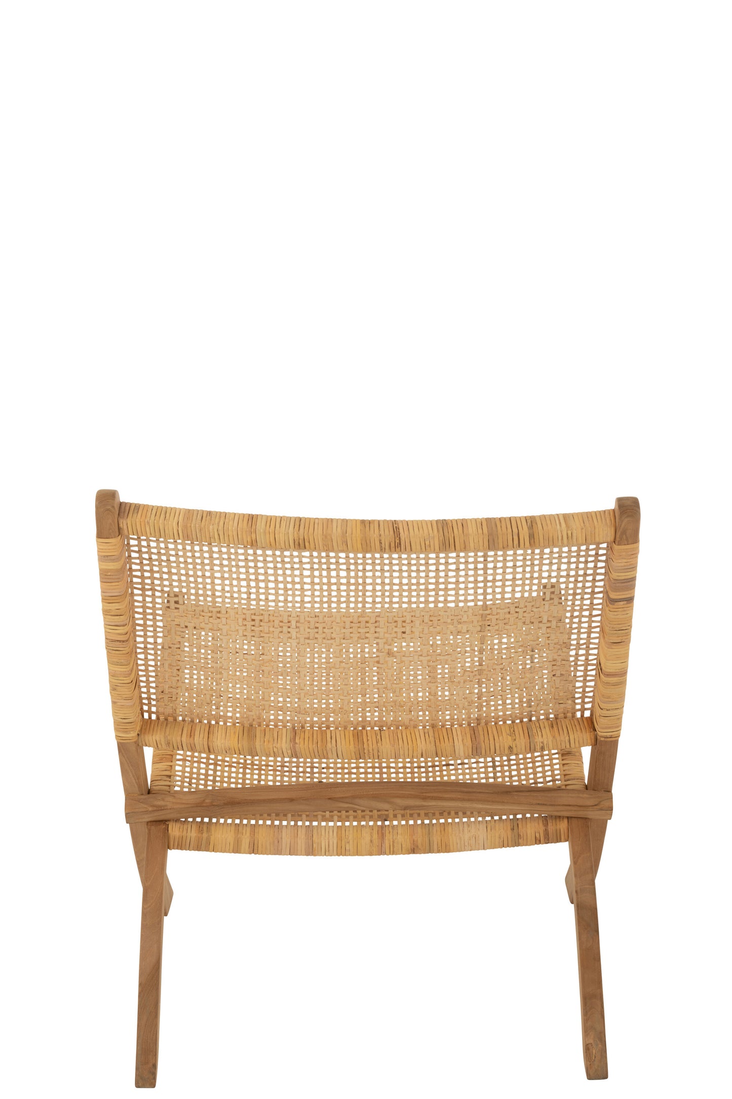 Vouwstoel Rotan/Teak Natuurlijk