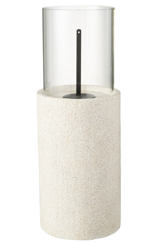 Terrasvuur Bio-ethanol lichtgrijs