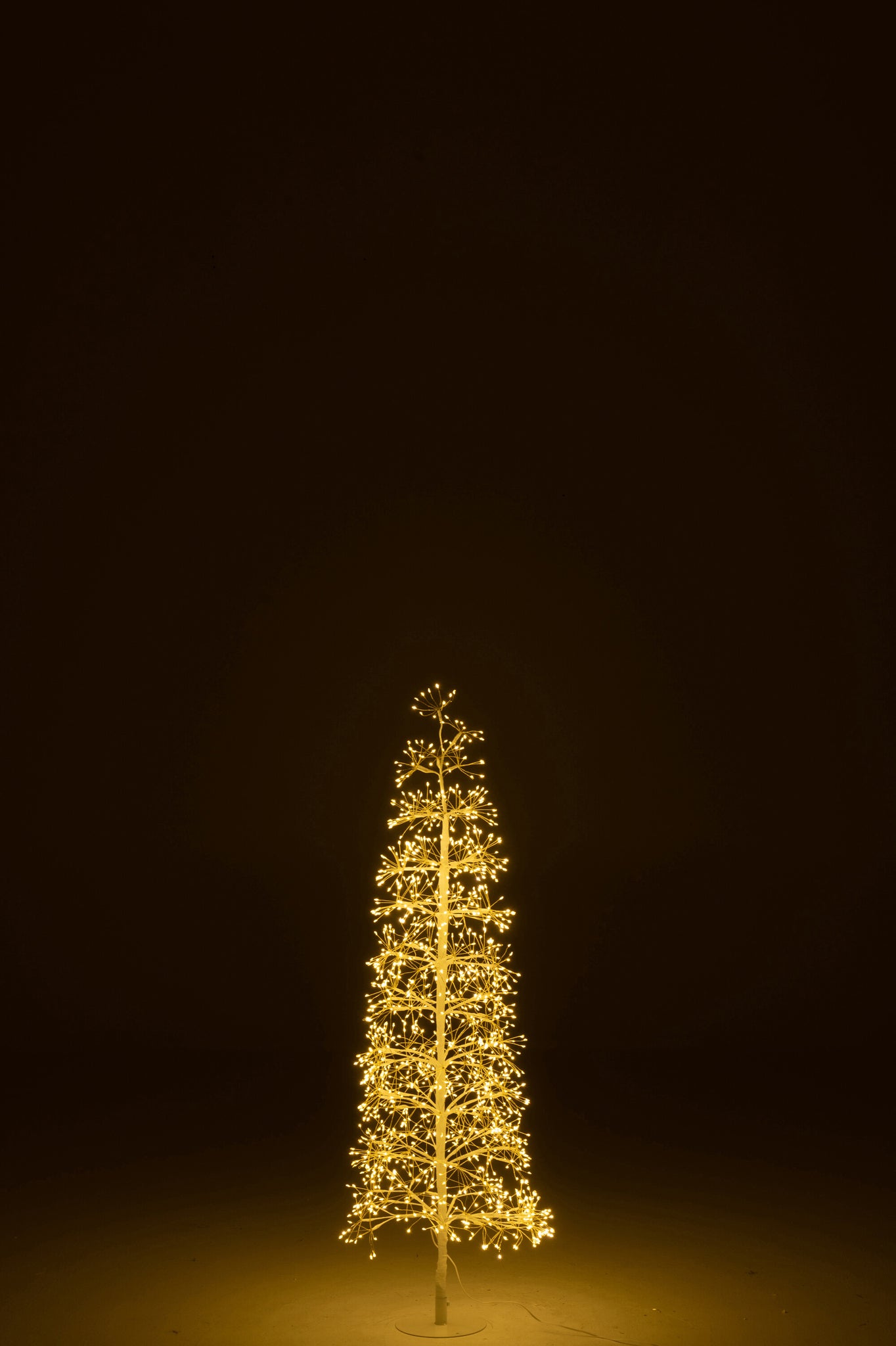 Boom Led Warm Wit Licht Ijzer Wit Medium 120 cm H