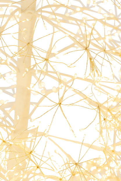 Boom Led Warm Wit Licht Ijzer Wit Medium 120 cm H