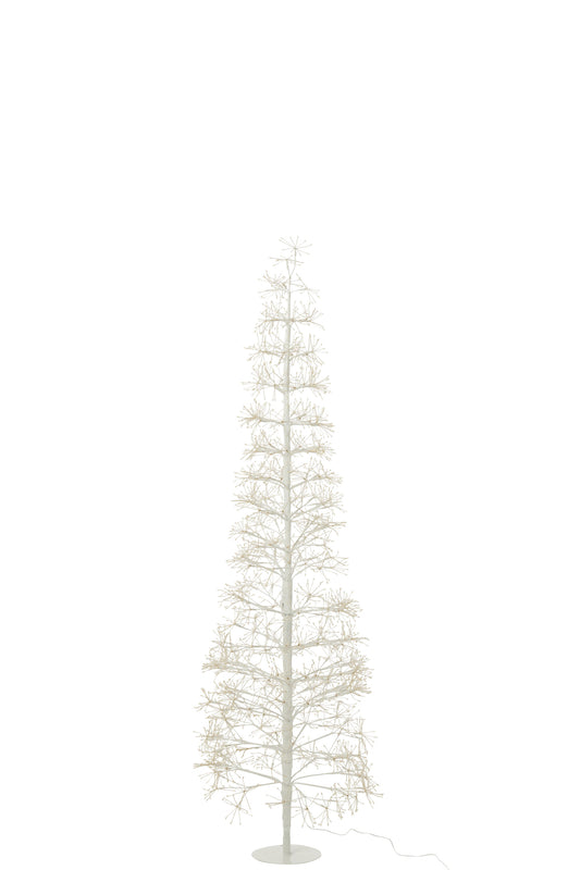 Boom Led Warm Wit Licht Ijzer Wit 180 cm H