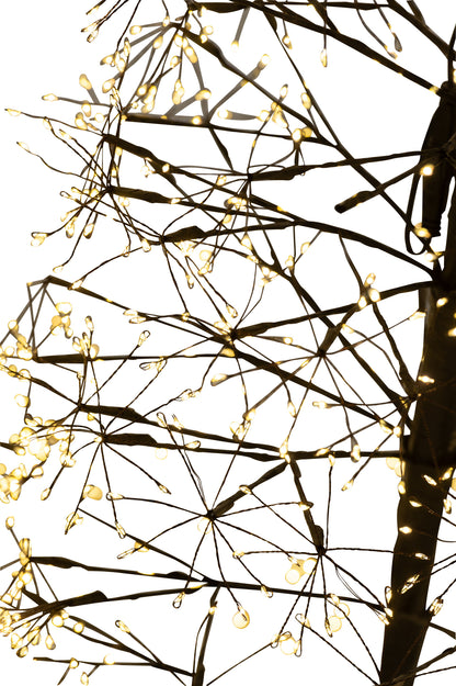 Boom Led Warm Wit Licht IJzer Zwart 80 cm H