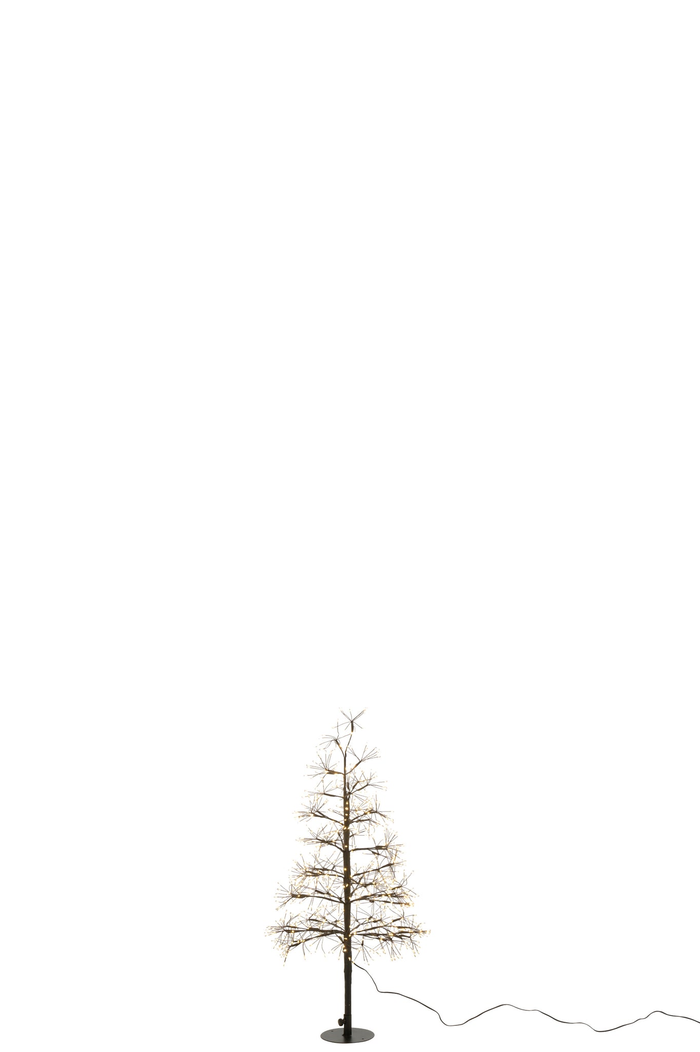 Boom Led Warm Wit Licht IJzer Zwart 80 cm H