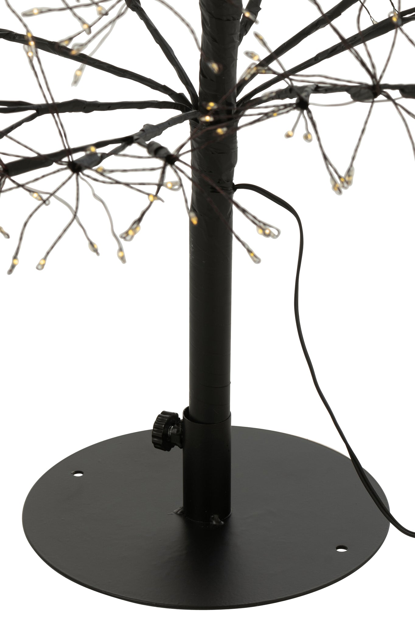 Boom Led Warm Wit Licht Frame IJzer Zwart 120 cm H