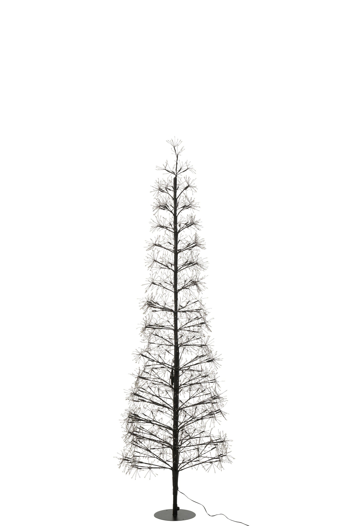 Boom Led Warm Wit Licht IJzer Zwart 180 cm H