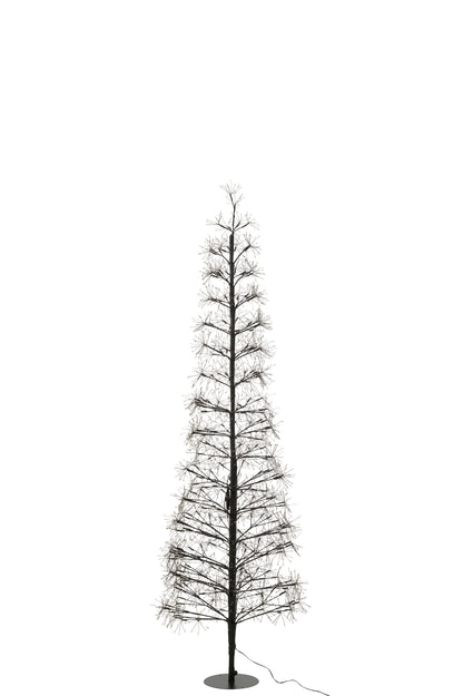 Boom Led Warm Wit Licht IJzer Zwart 180 cm H