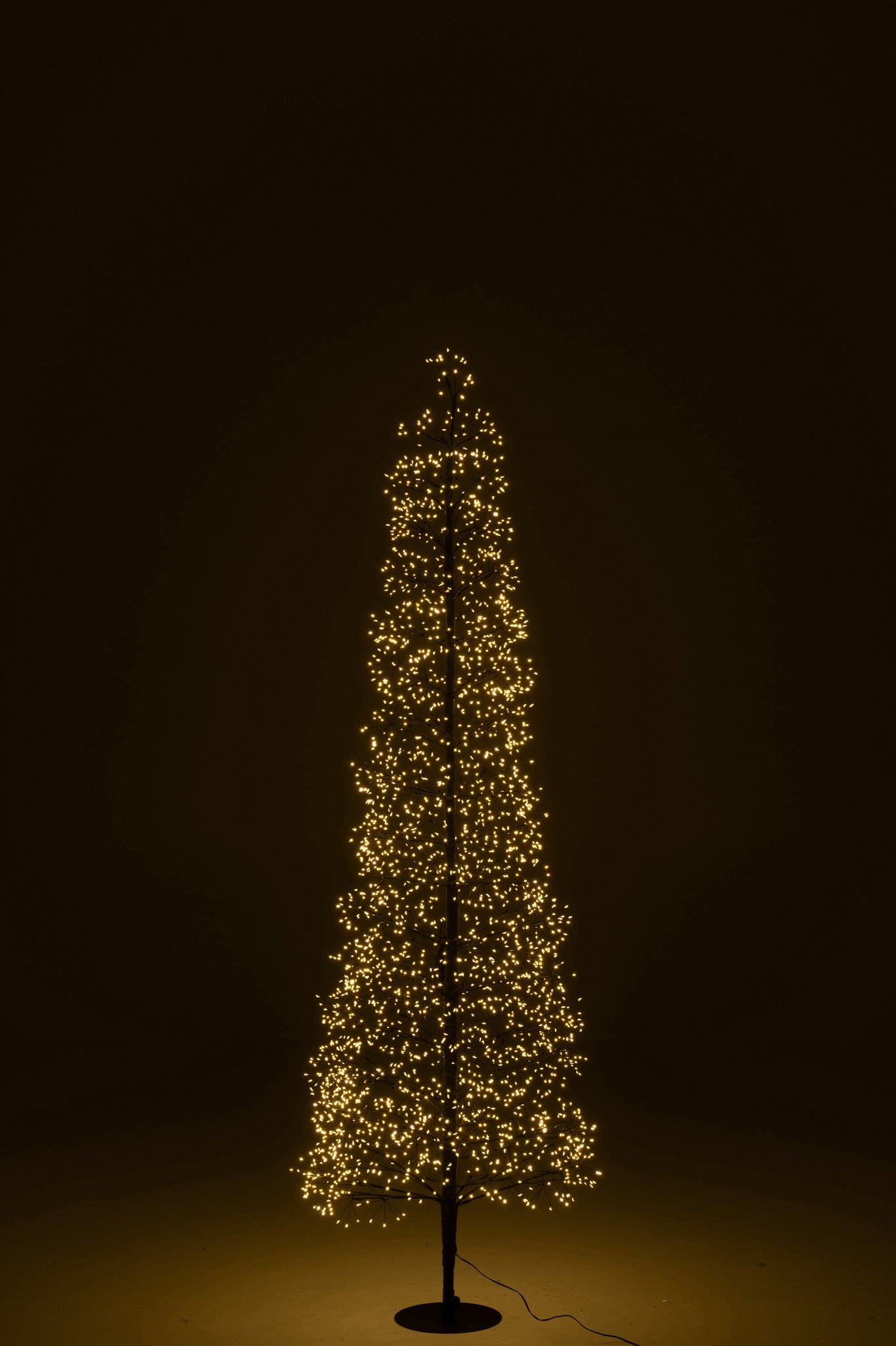 Boom Led Warm Wit Licht IJzer Zwart 180 cm H