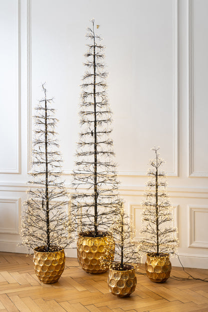 Boom Led Warm Wit Licht IJzer Zwart 180 cm H