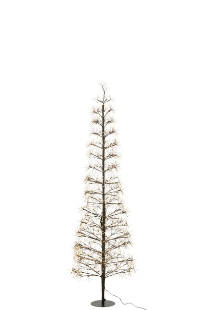 Boom Led Warm Wit Licht IJzer Zwart 180 cm H