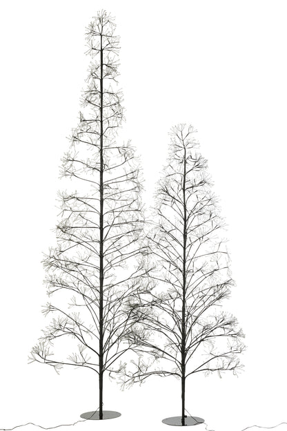 Boom 3000 Led Metaal Zwart 3 m H warm wit licht