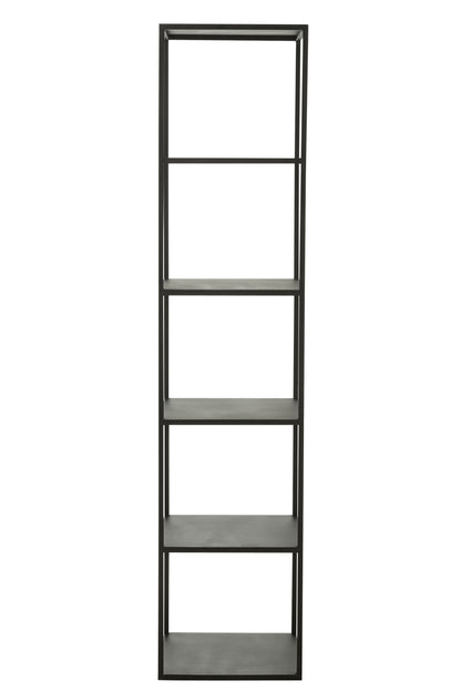 Rek 6 niveaus Metaal Zwart