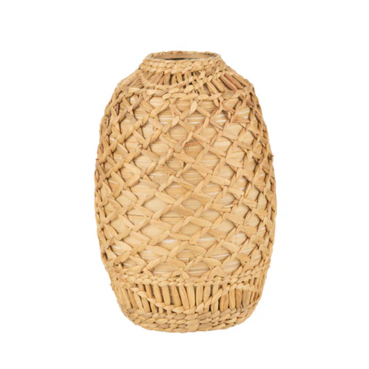 Vaas Rotan Bamboe Natuurlijk Middelgroot