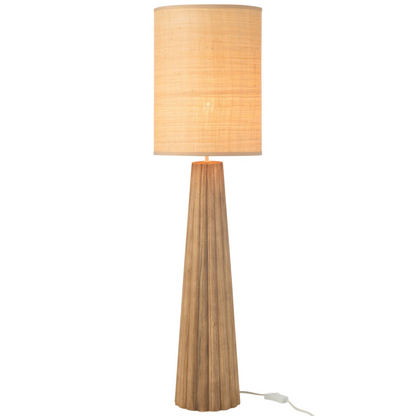 Tafellamp Paraplu Ailanthus Hout Natuurlijk Groot