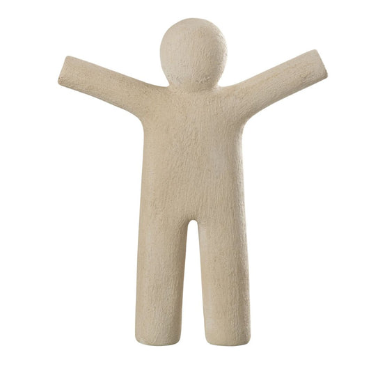 P'tit Maurice Ruwe Afwerking Poly Beige Groot