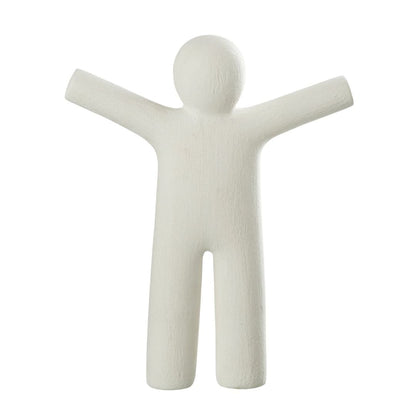 P'tit Maurice Ruwe Afwerking Poly Off White Groot